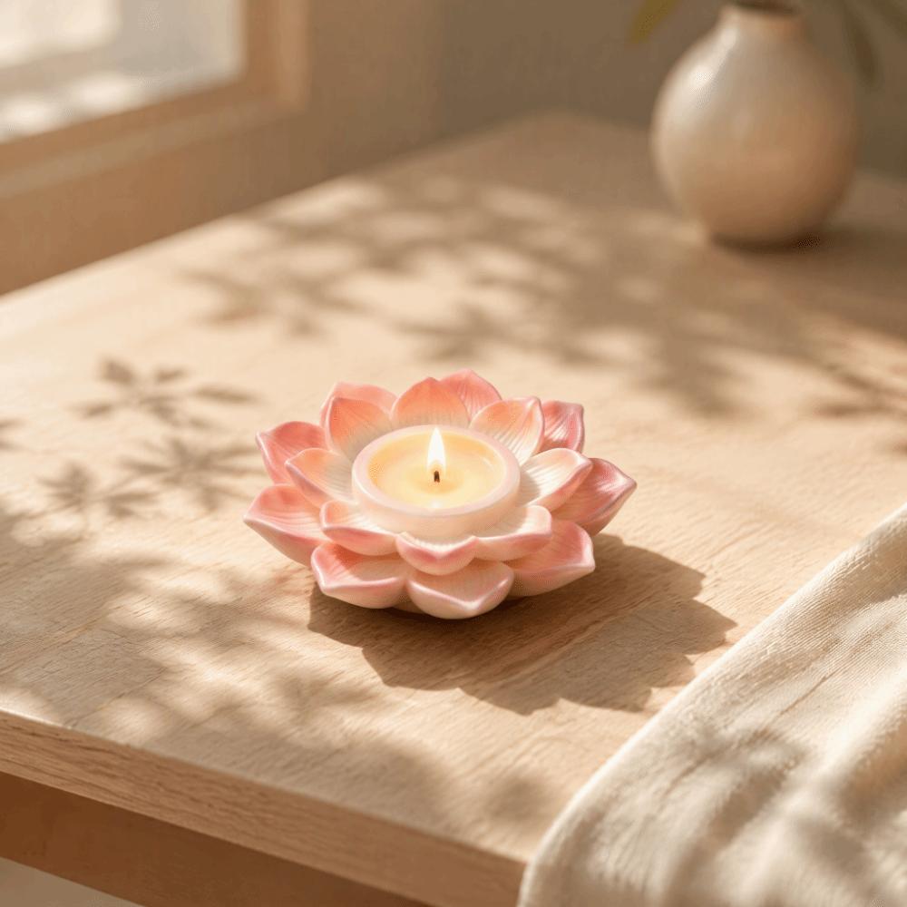 Silicone Flower Candle Mold DIY Crafts Epoxy Resin Plaster Mold Home Decorate