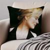 MMeryl Streep Cushion Cover Pillowcase Antidustmite Invisible Zipper Short Plush Sofa Cushion