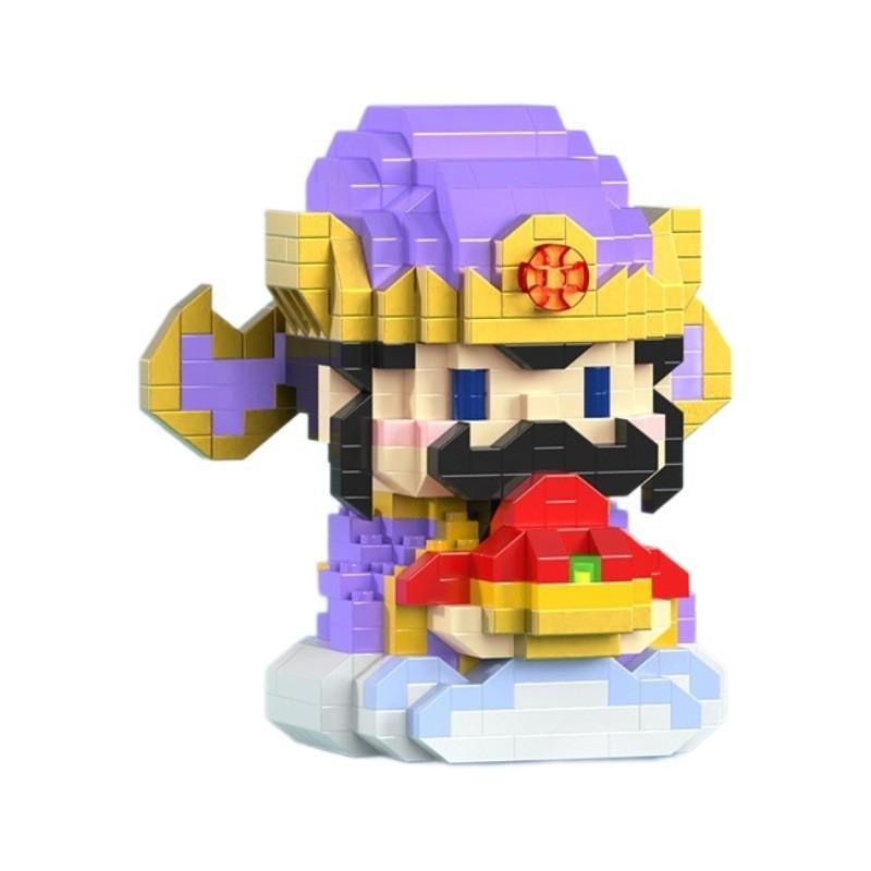 The Yue Lao God Of Wealth Themed Building Blocks Set For Kids Creative Gift Play
