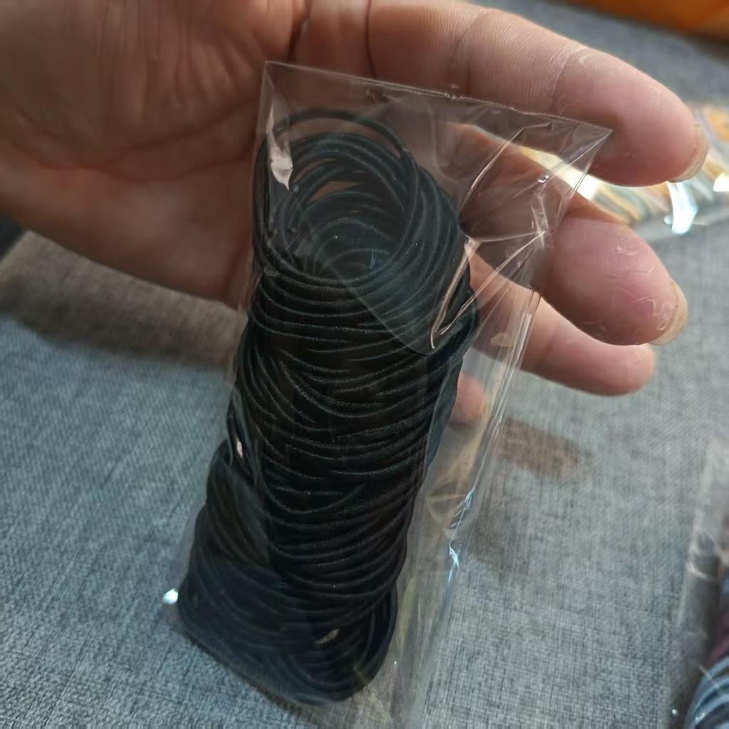 Simple Small Circle, Thin Hair Rope, Hair Tie, High Elastic Rubber Band, Basic Hair Band, Headrope, Headgear, New Year'S Hair Accessories.