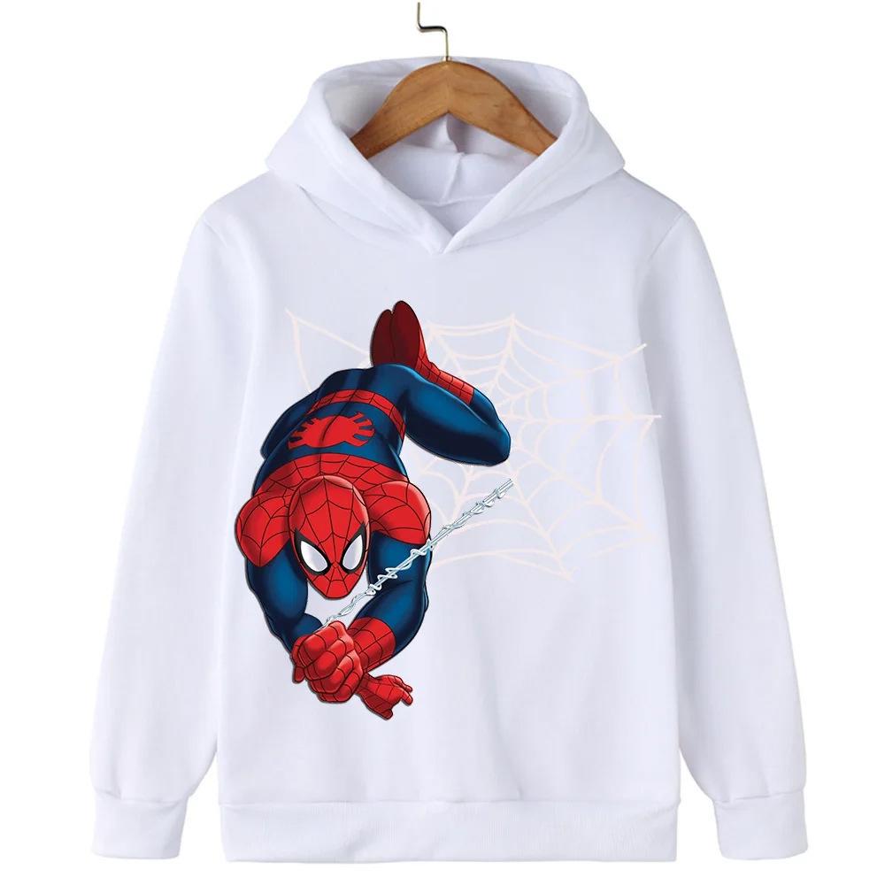 Spider-Man Cartoon Kapuzenpullover für Kinder - Lässiges Langarmshirt für Frühling/Herbst