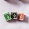 62KD 3 Pieces 1:12 Scale Miniatures Dollhouse European Classical Mini Books Notebook Pretend for Play Furniture Decoration
