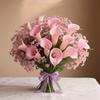 Calla Lily Artificial Flower Bouquet Mixed Calla Lily Baby's Breath Tulip