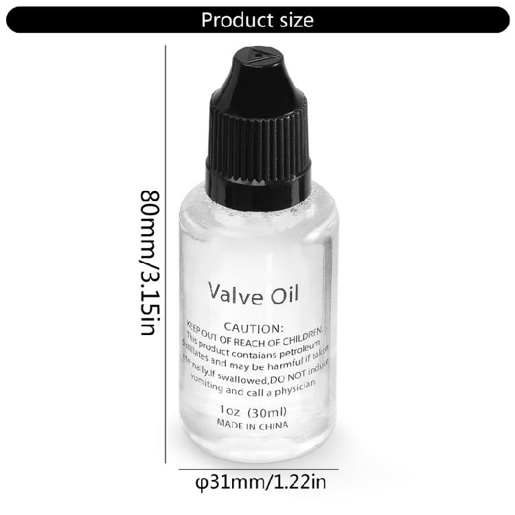 1/2/12Pcs Valves Lubricating Oil 30ml Trumpet Valves Oil for Saxophone Trumpet Horn Instrument Maintenance Easy to Use