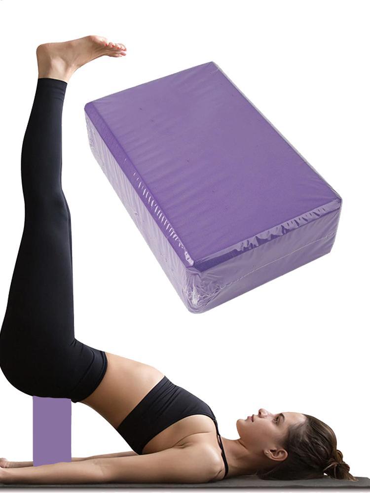 Stretching Blocks EVA Foam Blocks Supportive Yoga Blocks Pilates Workout Stretching Meditation Stability High-Density Yoga Brick