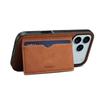 EUCAGR for IPhone 17 17 Air 17 Pro Max 16E 16Pro Max 16 Luxury Retro Wallet Phone Case Card Holder PU Leather Stand Back Cover