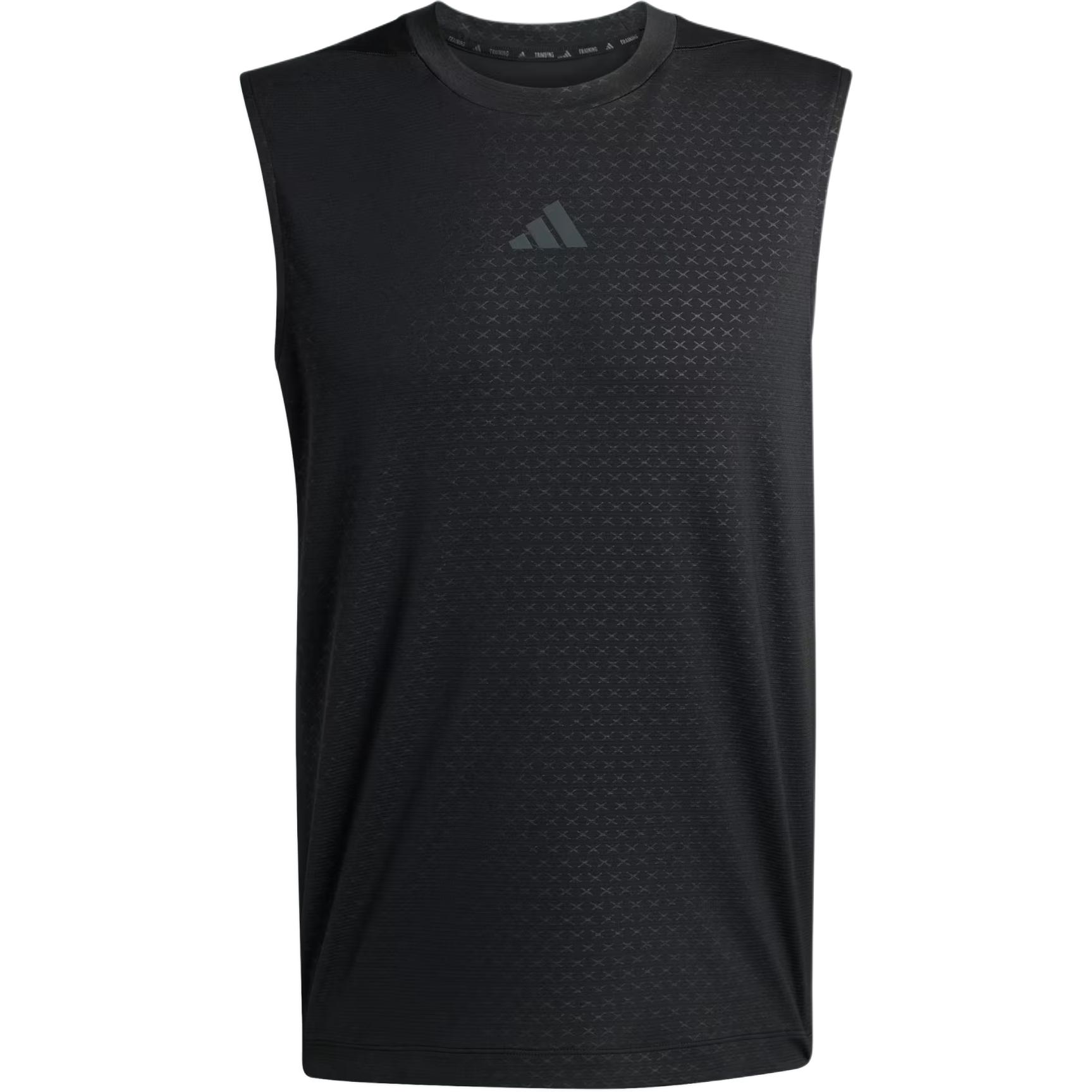 Мужская майка Adidas D4T Primelift с логотипом, круглым вырезом, облегающего кроя, без рукавов, топ KD0373 M