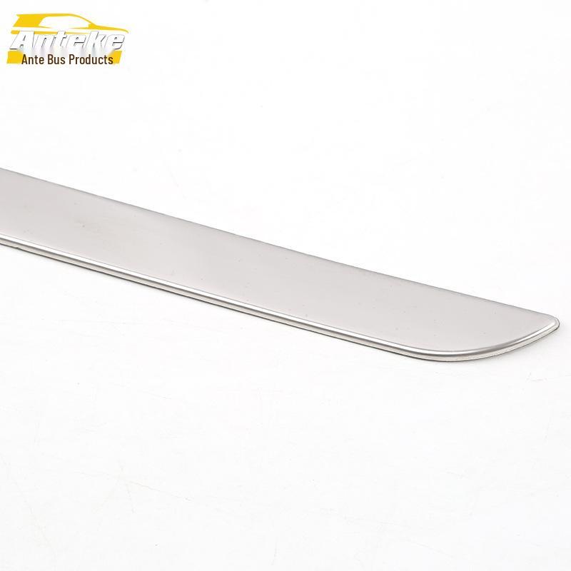 Fiesta Sedan Tailgate Trim: Stainless Steel Trunk Anti-Scratch Bright Strip Accessory