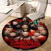 WrestleMania,WWE Network Chair Mat Round Rug Office Carpet, Machine Washable, Non Slip, Suitable for Living Rooms, Bedrooms