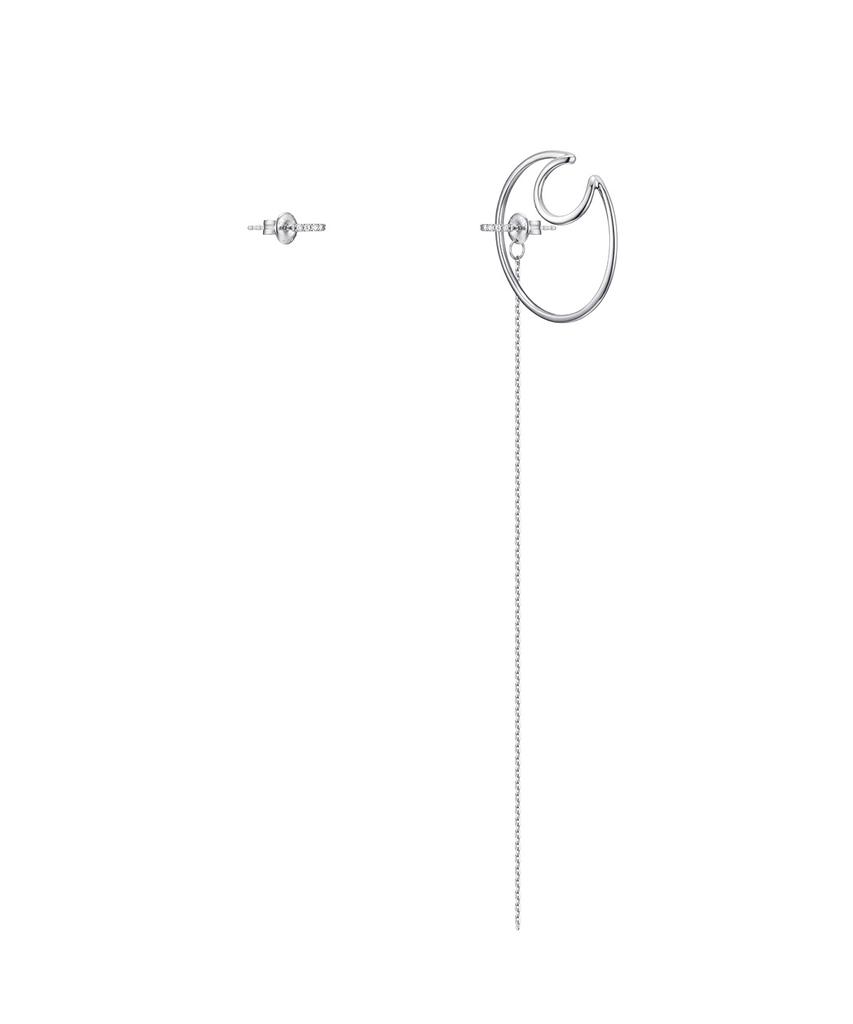 Didier Dubot Signature D Silver Earrings Jdret6S30Zc