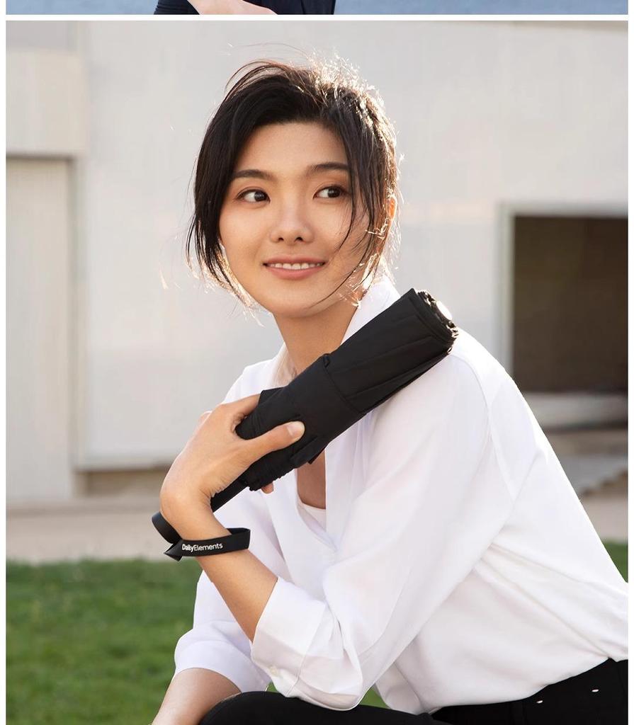Xiaomi Daily Elements Automatic Folding Umbrella for Sun and Rain with One-Key Open/Close, Sunshade, and UV Protection