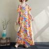 Women's Breathable Fabric Long Dress