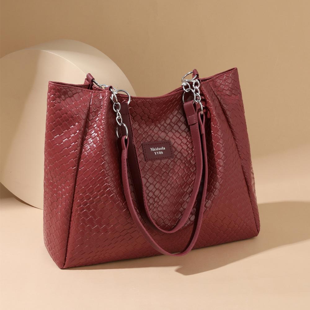 Large-capacity Fashionable Texture Handbag, Niche Commuter Single-shoulder Bag, Tote Bag