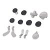 Game Controller Component Pack Silver with Storage Case Charging Dock 6 Thumbsticks 4 Paddles 2 D