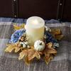 Candle Ring Wreath Rustic Holder for Festival Dining Room Home