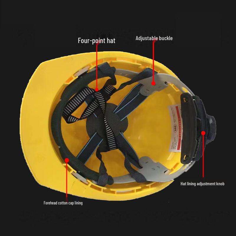 Fräst ABS Industriell Säkerhetshjälm