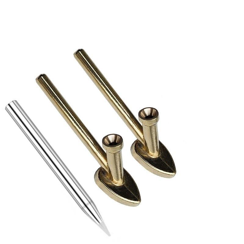 Triangle Soldering Iron Tips Car Bumper Repair Welding Head Flat Iron Tip For Leather Plastic Dent Removal Auto Repair Hand Tool