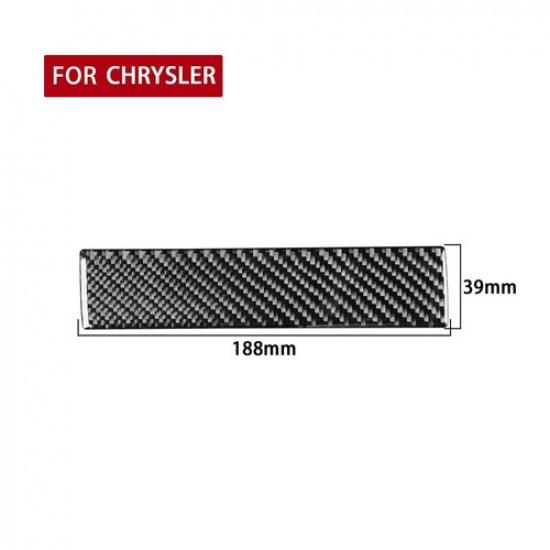 For Chrysler 300 300C Carbon Fiber Interior Shift Console Accent Cover Trim