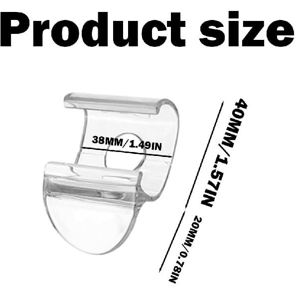 6 Pcs Blinds Cordless Handles, Shade Clips, Roller Blind Cord Clip with Mini Bottom Rail End Cap, Curtain Hardware Hooks