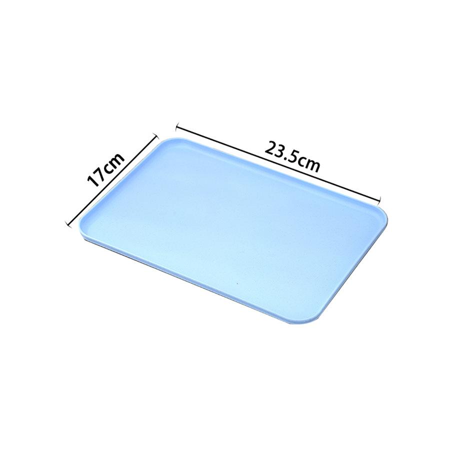 Thickened New Color Large Tray Creative Kindergarten Restaurant Tea Snack Tray Fruit Tray Fast Food Serving Tray