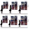 Coconut Tree Printed Curtains Pole Bag Christmas Decorations Daily Home Room Made Of Polyester