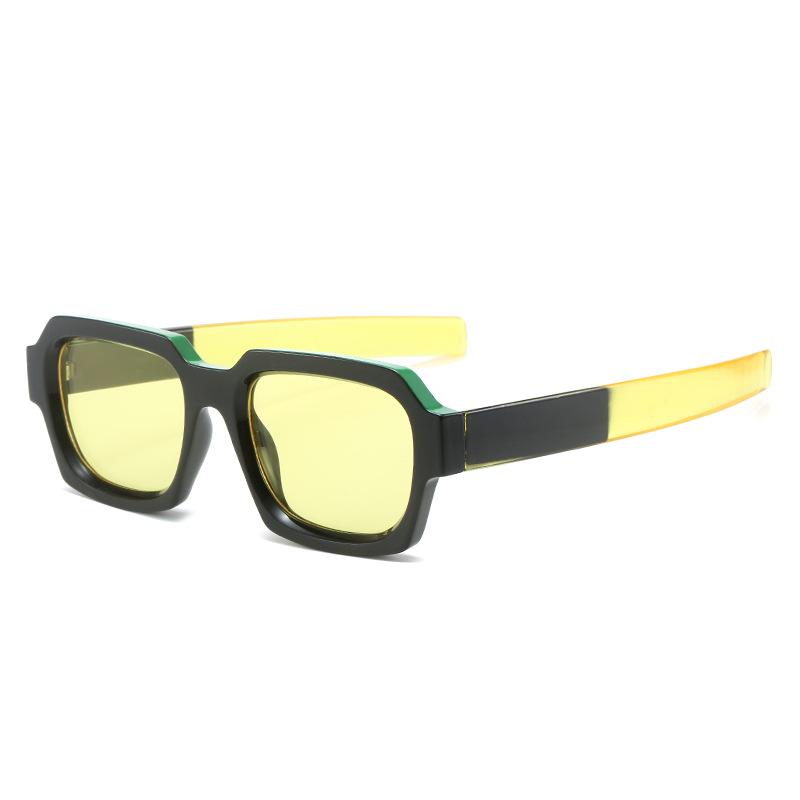 2023 European & American Modern Colorful Square Women's Fashion Sunglasses