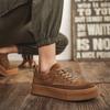 cow suede Leather Men Shoes lace up Sneakers Breathable Men Casual Shoes Soft Non-Slip Male Footwear Spring autumn Shoes men