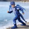 Ice Dragon Costume for Kids Frost Dragon Knight Dinosaur Cosplay Performance Outfit