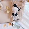 Camellia Shawl Girl Keychain: Fashionable Doll Bag Charm