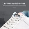 2Pcs Magnetic Shoelace Metal Buckle with 2 Elastic Shoelaces Lazy Kids Adults Sneakers