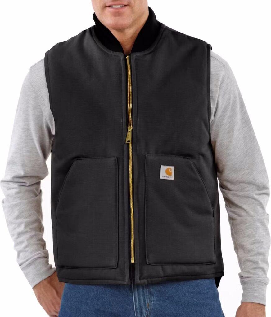 

Куртка Carhartt Duck Vest Arctic Quilt Lined (106676) Insulated Rib Collar Vest (106676) black XXL