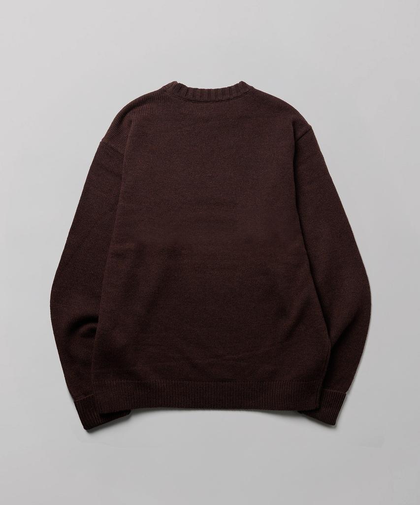 DICKIES Tree Logo Pullover Knit Brown