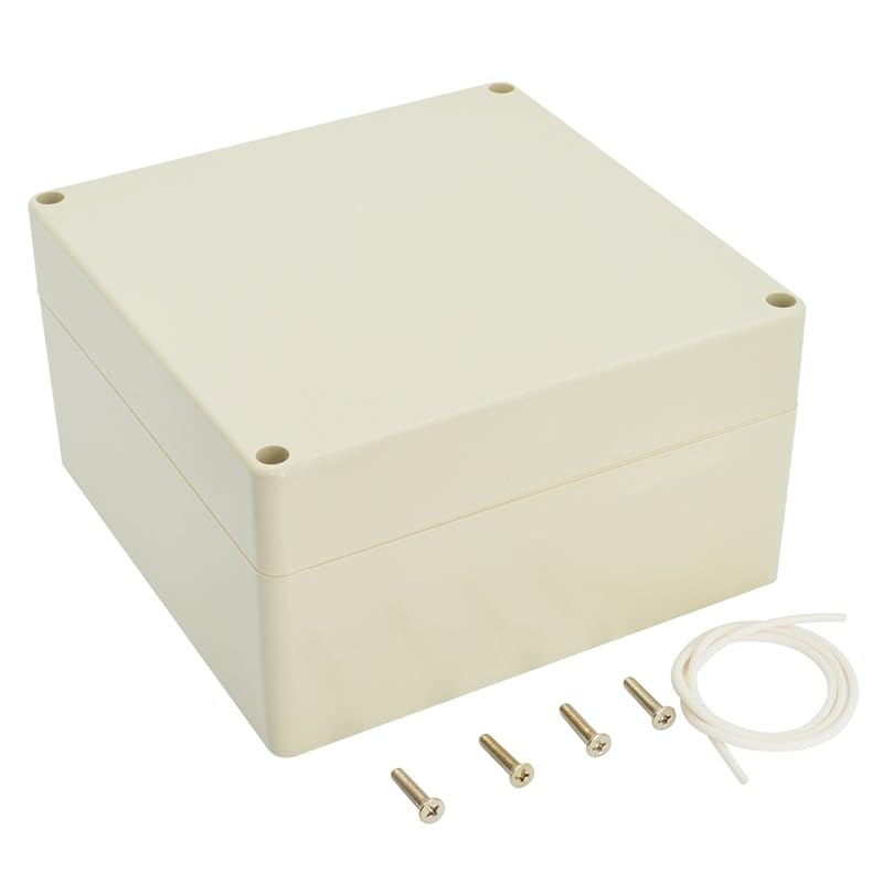 LeMotech Waterproof Dustproof IP65 ABS Plastic Junction Box Universal Electric Project Enclosure Pale Gray 3.3 X 2.3 X 1.3 Inch (83 X 58 X 33 Mm)