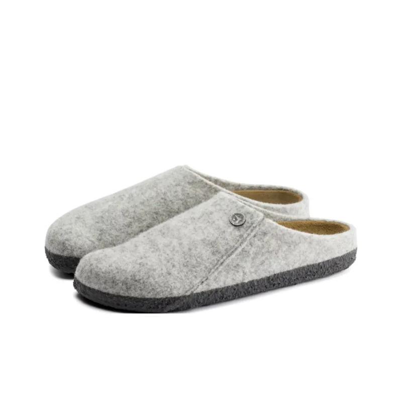 Birkenstock Unisex Comfort Casual Cork Sole Closed Toe Clogs Light Gray Narrow Fit 1014934 36