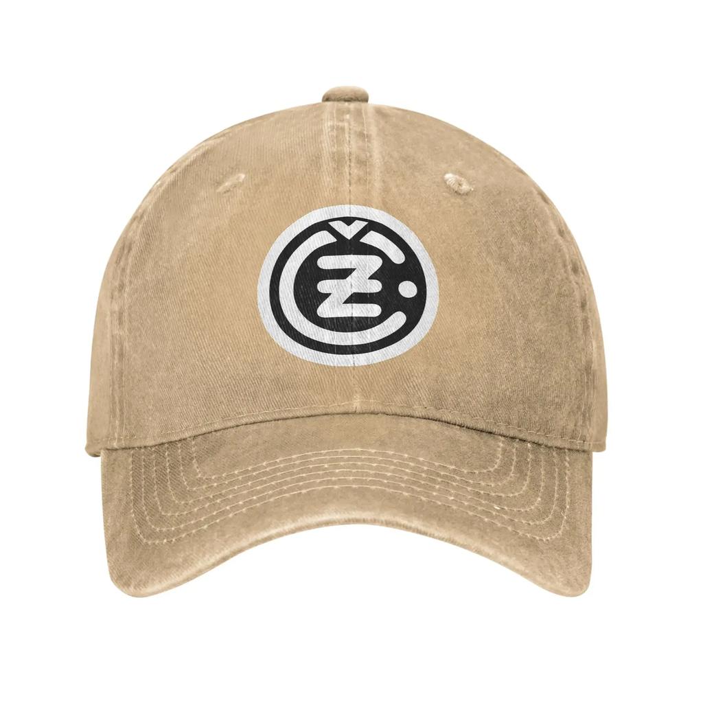White CZ Guns Logo Denim Cap Casual Baseball Caps Adjustable Hat Summer Unisex Baseball Hats