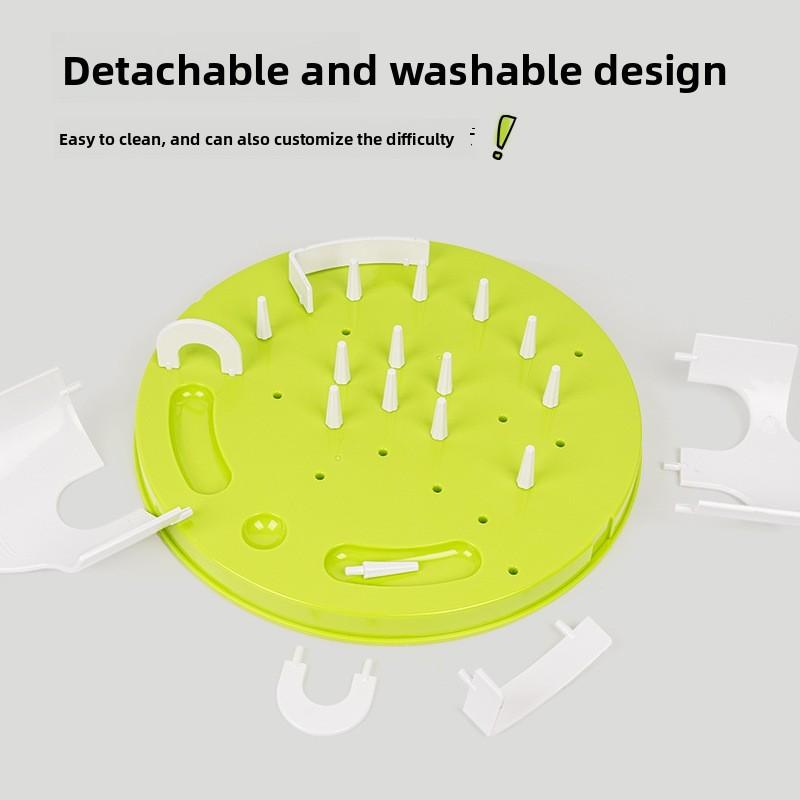 Cat Maze Feed Toy With Abs Material For Interactive Play And Energy Burnoff