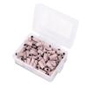Kapturki Do Manicure I Pedicure Mandrele Nakładki Ścierne Mini Cylinder 3Mm Gradacja #240 Różowe 50 Szt.