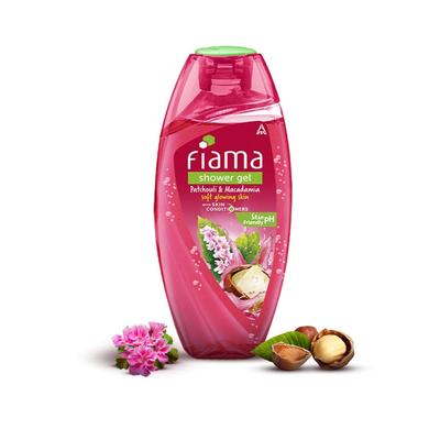 Fiama Tusfürdő Patchouli & Makadám 250ml 1 darabos kiszerelés Nőknek és Férfiaknak Puha Ragyogó Bőr