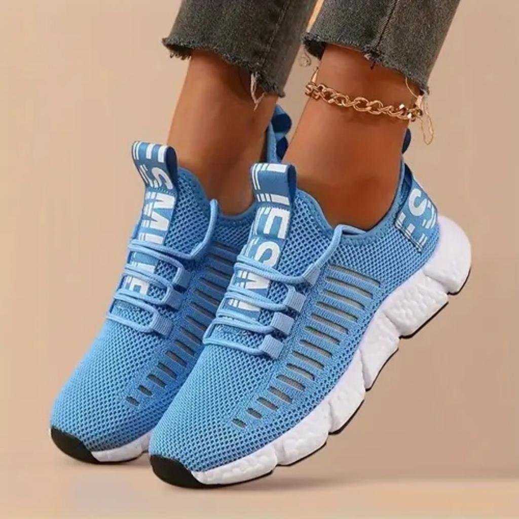 Ladies, Lightweight, Breathable Running Shoes, Sports Shoes, Casual Shoes, Low Cut Shoes, Comfortable, Shock-absorbing, Travel Shoes