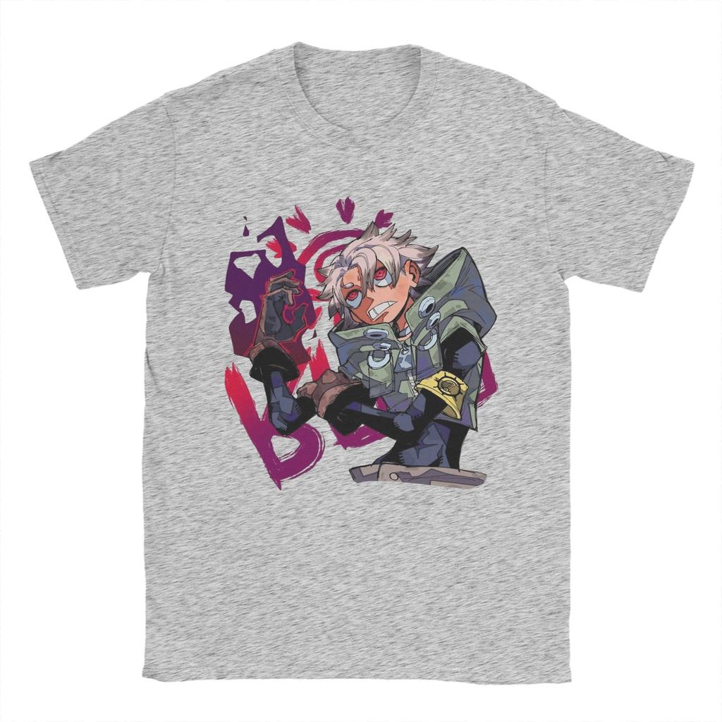 Men's Rudo Surebrec Gachiakuta Anime T Shirt 100% Cotton Tops Crazy Short Sleeve Round Collar Tee Shirt Plus Size T-Shirt