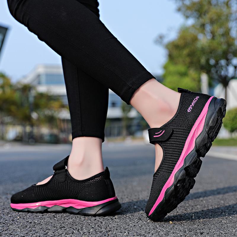 Fashion Summer Fashion Women's Flat Shoes Women's Breathable Mesh Casual Sports Shoes Women's Boat Shoes Hollowed Out Casual Shoes