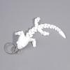 Adorable Multi Jointed Keyrings Creative 3D Printed Gecko Figurine Keychain Unique Backpack Decoration Accessories Gifts