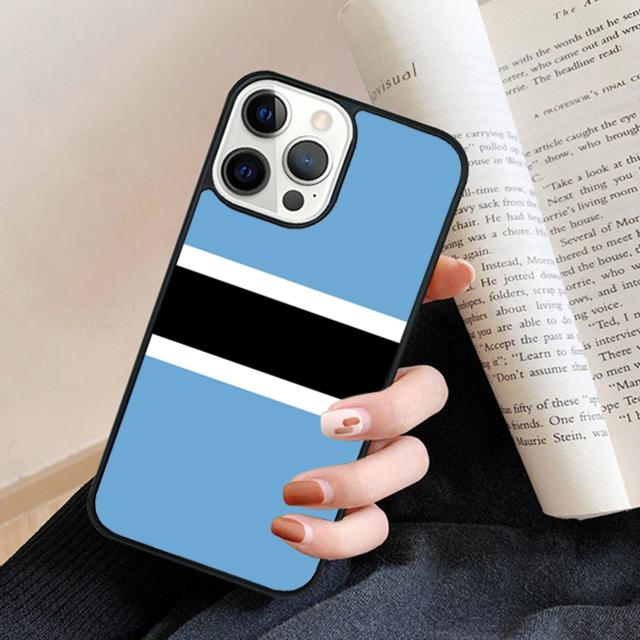 Botswana Flag Phone Case Cover For iPhone 17 Air 16 15 14 plus 11 12 13 pro max coque Shell Fundas