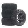 RS Wear-Resistant Off Road Tires Plastic Wheel Rim Rubber Tyre for 1:10 RC Car HSP 94107 94166 94106 94155 Tamiya Wltoys 144001