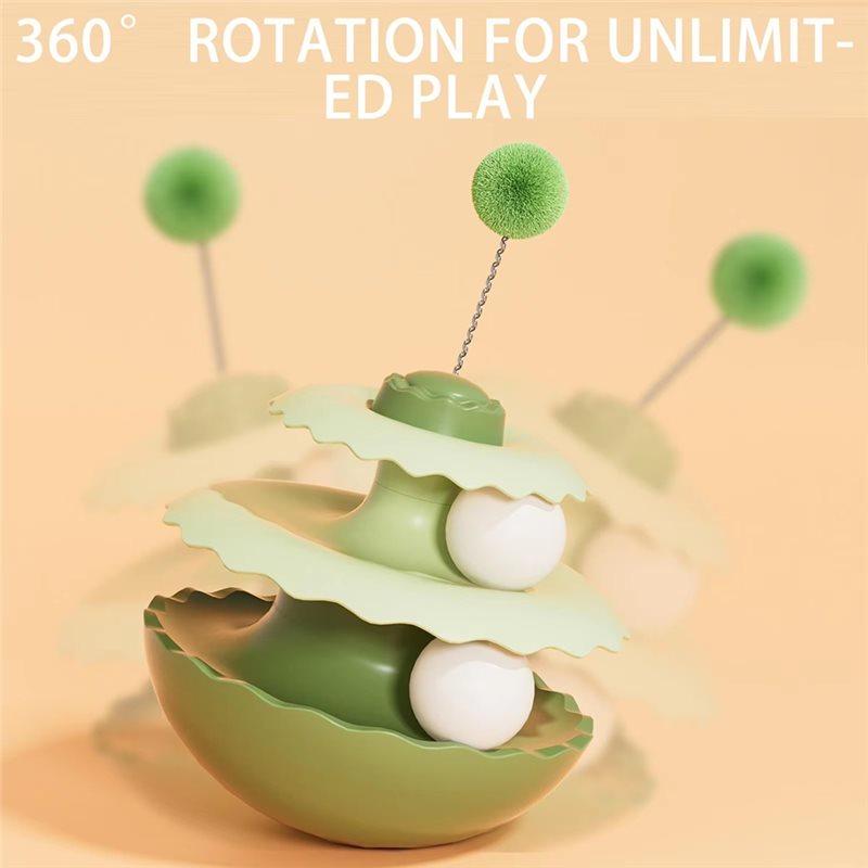 2025 Trend Interactive For Indoor Cats Bored Animals Teaser Kitten Ball Track For Living Room Bedroom