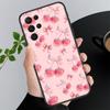 Phone Case For Samsung A17 A55 A16 A56 A35 A15 A53 A54 A33 A34 A25 A05S A52 A52S A07 A26 A06 Cute Pink Heart Bow