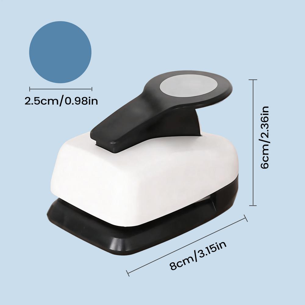 Round Punches For Paper Crafts Hole Cutter Paper Punches for Adult Child Student Kids card making custom scrapbooking Photo