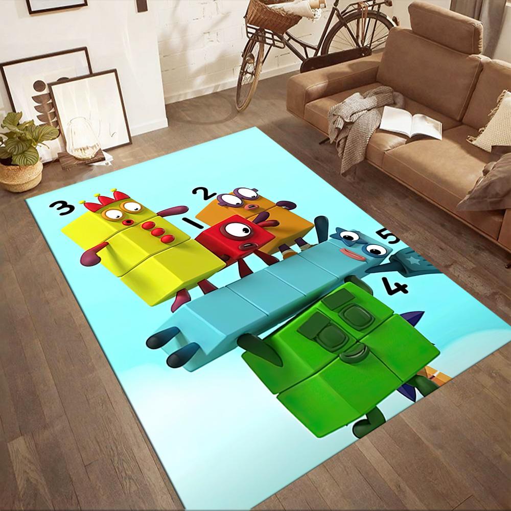 Numberblocks Area Rug Suitable For Outdoor Study Room Balcony Bedrooms Antislip Rug Decorate Offices Best For Christmas
