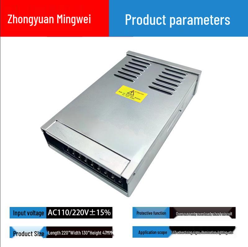 AC/DC Switching Power Supply 220V/110V to 5V/12V/24V/36V/48V, 50W/60W/400W/500W/1000W/2000W