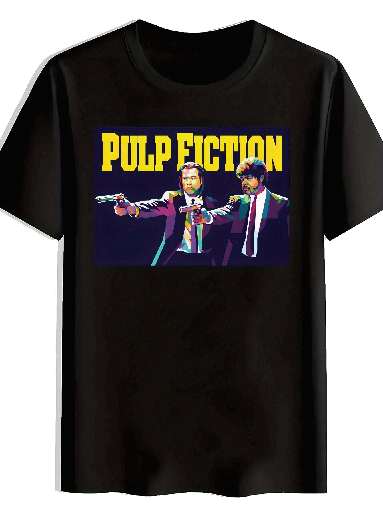 Pulp Fiction Graphic T-shirt - Black XL
